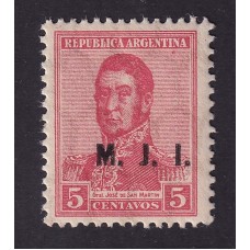 ARGENTINA SERVICIO OFICIAL GJ 369 ESTAMPILLA NUEVA MINT U$  1,87